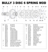 Bully Limited Clutch, 3 Disc 6 Spring - - alt view 1
