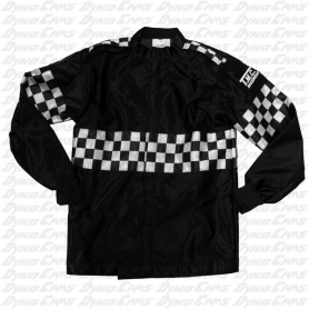 TMC Racing Jacket with Leather Arm Patch, Small, Black