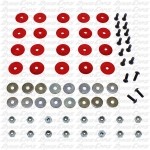 G Man Body Mounting Kit, Red