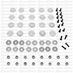 G Man Body Mounting Kit, White