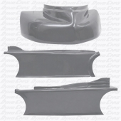 JKB XACT Fit Body Kit, High Side, Charcoal