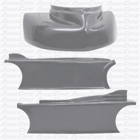 JKB XACT Fit Body Kit, High Side, Charcoal