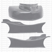 JKB XACT Fit Body Kit, Seraph, Charcoal